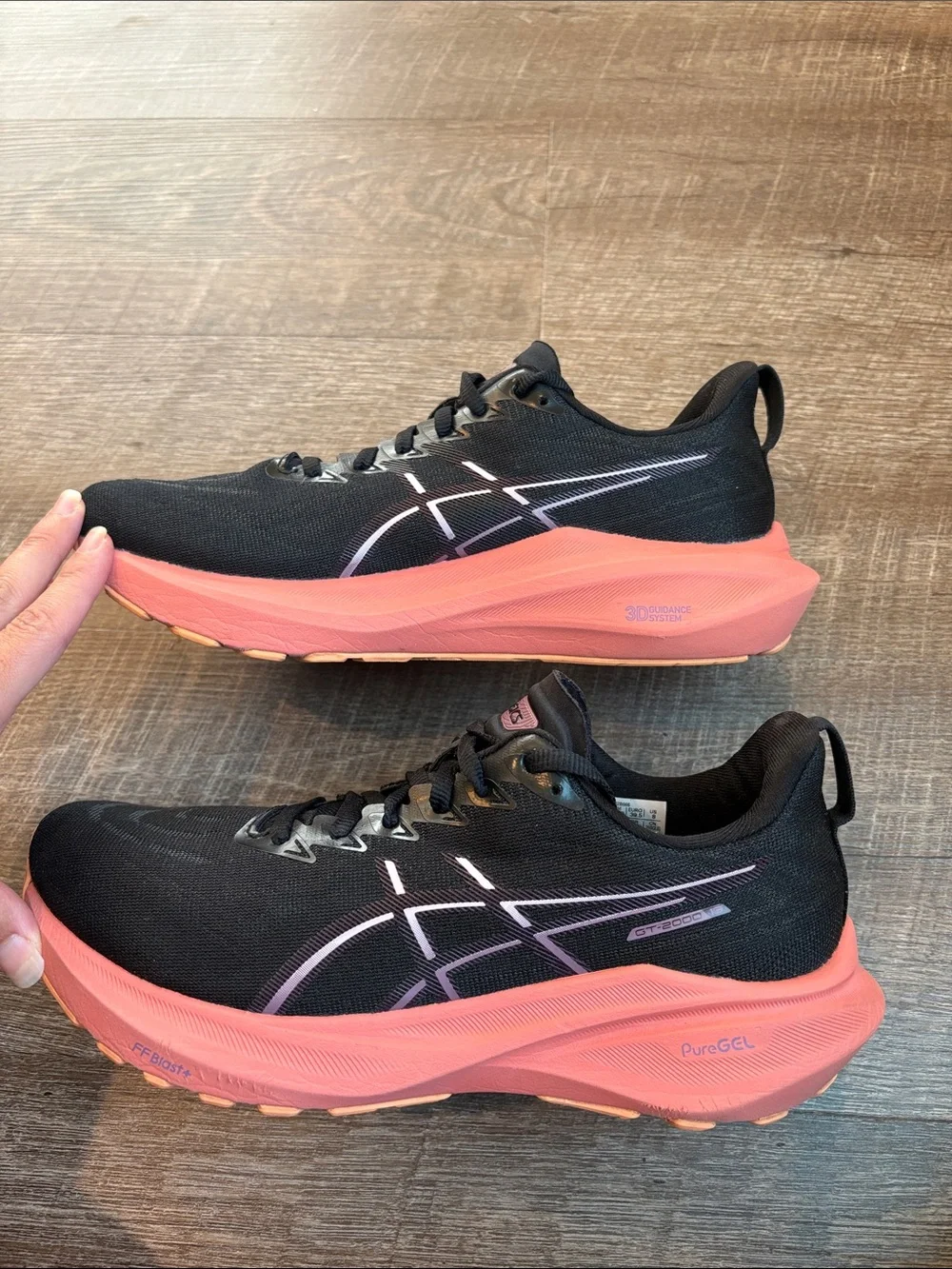 ASICS GT-2000 13 Running Shoes Women’s 8 Black/Coral